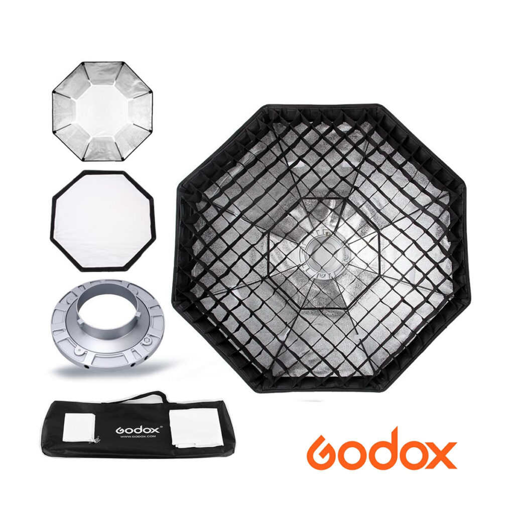 Octobox Godox p/spot led Nanlite FS150 95 cm c/egg crate